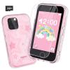 Kids Smart Phone for Girls, 3.5'' Touchscreen Kid Phones Toys for Girls 3 4 5 6 7 8 Years Old, Christmas Birthday Gift for Ages 3-8, Toddler Phone with Dual Camera, Music Player, Game, Habit Tracker view 1