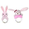 BESPORTBLE 2pcs Plush Rattle Toys Cartoon Animal Ring Rattles for Boy Girl Soft Touching Teething Friendly Early Education Development for Newborns view 1