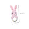 BESPORTBLE 2pcs Plush Rattle Toys Cartoon Animal Ring Rattles for Boy Girl Soft Touching Teething Friendly Early Education Development for Newborns view 2