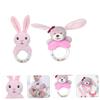 BESPORTBLE 2pcs Plush Rattle Toys Cartoon Animal Ring Rattles for Boy Girl Soft Touching Teething Friendly Early Education Development for Newborns view 3