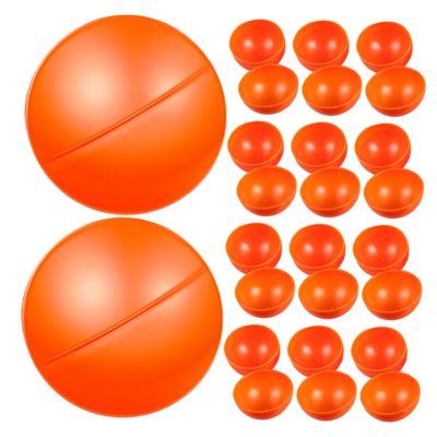 LABRIMP 20pcs Raffle Drawing Balls: Empty Spheres Pingpong Size Large Bingo Cage Bingo Calling Balls For Parties Prize Raffles Family Game
