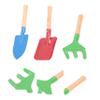 Kisangel 1 Set Gardening Tools Metal Shovel Mini Rake for Planting Gardening for view 4