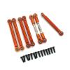 RC Car Parts Compatible with ZD for Racing DBX-10 1/10 Remote Control Vehicle Metal Accessories Upgrade 7 Pull Rods(Orange) view 1