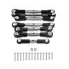 Compatible with Tamiya for TT-02B 1/10 RC Car Upgrade Parts Accessories 7Pcs Steel Steering Link Rod Linkage Servo Rod Set RC Car Parts view 1