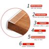 Clear Glass Guards PVC Edge Protector U-Shape Edge Gasket 16.4ft, Flexible Edge Covers Strip U Channel Protector Bumper, Glass Edge Guards For Sharp Furniture & Table Edges, Transparent(Wide 1(Wide 2. view 4