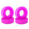 4X Silica Gel Tires Inserts Fit 110-115mm Wheel Tires for 1/10 RC Crawler Purple view 1