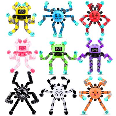 ASIOWELY Transformable Fidget Spinner Toys for Kids and Adults,9 PCS Sensory Toy for Boys Girl ADHD Stress Relief,Valentines Day Gifts for Teens Fingertip Gyros Birthdays Easter Basket Stuffers Travel