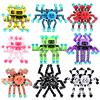 ASIOWELY Transformable Fidget Spinner Toys for Kids and Adults,18 PCS Sensory Toy for Boy Girl ADHD Stress Relief,Valentines Day Gifts for Teens Fingertip Gyros Birthdays Easter Basket Stuffers Travel view 1