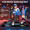YOZISS Bluetooth Dance Mat for Kids Ages 4-8, Toys for Girls 4-6 & Boys 8-10, 5 Music Game Modes, Non-Slip Portable Dance Pad, Educational Active Play Toy, Xmas Birthday Gift (Classic Black) view 3