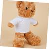 KONTONTY Fashionable Doll T-Shirts Reusable Stuffed Bear Clothes Compact Comfortable view 3