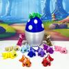 12pcs Mini Axolotl with Egg, 3D Printed Articulated Multi Color Fidget Mini Axolotl, Tiny Mini Animal Gift Idea, Birthday Party Decorations, MA010-WBME view 4