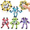 ASIOWELY 5 PCS Transformable Fidget Spinners Toys for Kids and Adults Stress Relief Sensory Toy for Boys Girls Autism Cool Fingertip Gyros for Teens Men Birthdays Valentines Day Gifts for Travel Toys view 1
