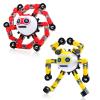 ASIOWELY 2 PCS Transformable Fidget Spinners Toys for Kids and Adults Stress Relief Sensory Toy for Boys Girls Autism Cool Fingertip Gyros for Teens Men Birthdays Valentines Day Gifts for Travel Toys view 1