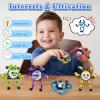 ASIOWELY 2 PCS Transformable Fidget Spinners Toys for Kids and Adults Stress Relief Sensory Toy for Boys Girls Autism Cool Fingertip Gyros for Teens Men Birthdays Valentines Day Gifts for Travel Toys view 2