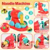 GOVOY 4 in 1 Play Color Dough 104pcs Kitchen Creations with 36pcs of Modeling Dough, Art Crafts Tools Kit Cake Noodle Ice Cream Hamburger Maker Machine Food Play Toys for Kids view 4