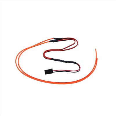 FACCNOY DIY Flexible Cuttable LED Strip Light Multi-Color (290mm) for 1/24 1/18 RC Crawlers SCX24 TRX4M FCX24 FCX18 Upgrade Parts (Red)