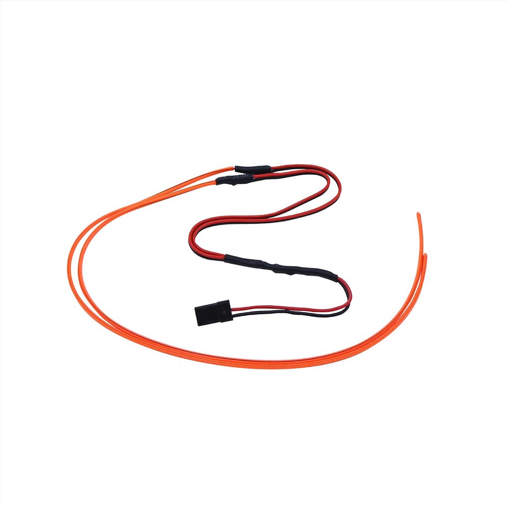 FACCNOY DIY Flexible Cuttable LED Strip Light Multi-Color (290mm) for 1/24 1/18 RC Crawlers SCX24 TRX4M FCX24 FCX18 Upgrade Parts (Red)