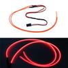 FACCNOY DIY Flexible Cuttable LED Strip Light Multi-Color (290mm) for 1/24 1/18 RC Crawlers SCX24 TRX4M FCX24 FCX18 Upgrade Parts (Red) view 2