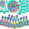 Ocean Magic Water Elves Toys Kit, FunKidz Aqua Squishy Craft Kit for Kids 25 Bright Ocean Colors Gel 16 Ocan Creature Molds Great Birthday Gift for Boys Girls Summer Activities view 1