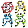 ASIOWELY 4 PCS Travel Toys Transformable Fidget Spinners Toys for Kids and Adults Sensory Toy for Boys Teens Stress Relief Autism ADHD Cool Road Trip Travel Essential Birthdays Gifts for Party Favors view 1