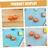 CHILDWEET 20pcs Hollow Bingo Balls: Prize Winning Spheres Orange Plastic Raffle Balls Round Vending Machine Capsules Game Props For Party view 3