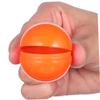 CHILDWEET 20pcs Hollow Bingo Balls: Prize Winning Spheres Orange Plastic Raffle Balls Round Vending Machine Capsules Game Props For Party view 4