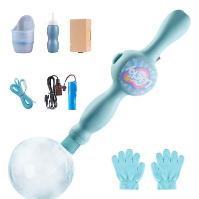 Colorful S moke Bubble Machine, Elastic Bubble Fog Wand, Magic Interactive Fog Bubbles Machines for Parties, with Elastic S moke Effect
