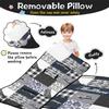 Personalized Toddler Nap Mat with Name  Custom Patchwork Design Sleeping Bag with Pillow & Blanket for Boys  Ideal Slumber Bags for Daycare, Preschool & Kindergarten view 2