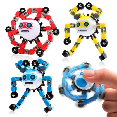 ASIOWELY 3 PCS Transformable Fidget Spinners Toys for Kids and Adults Stress Relief Sensory Toy for Boys Girls Autism Cool Fingertip Gyros for Teens Men Birthdays Valentines Day Gifts for Travel Toys