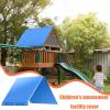 132x228cm Play Set Canopy Replacement Swing Set Replacement Tarp Playground Swing Replacements Canopy Water and Sun Resistant All Season Sunshade for Playhouse view 2