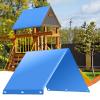 132x228cm Play Set Canopy Replacement Swing Set Replacement Tarp Playground Swing Replacements Canopy Water and Sun Resistant All Season Sunshade for Playhouse view 3