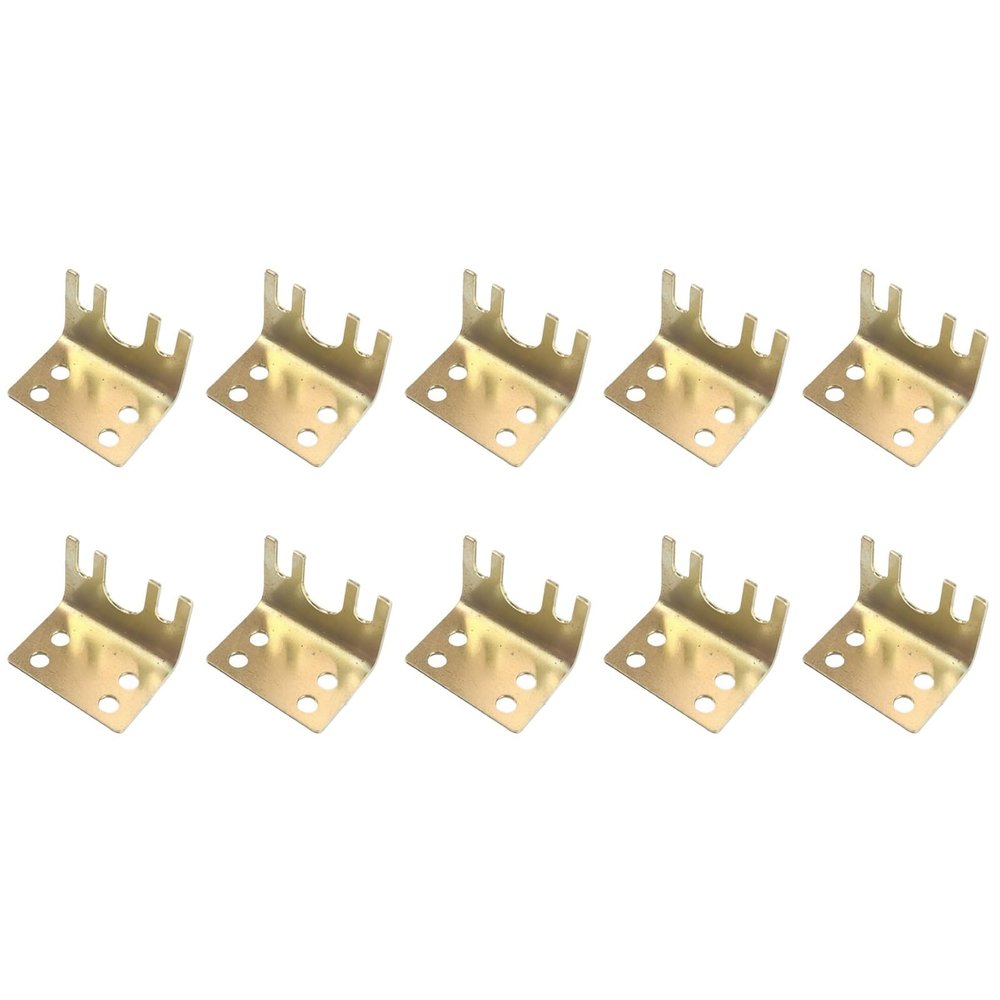 10PCS Metal Motor Mount Bracket for 130 180 Motors with Screws for RC Boat Car DIY Model Projects