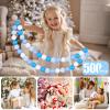 GOGOSO Ball Pit Balls for Toddlers Dogs Baby Boys Girls 2.2Inch Plasticball Toys for Kid Play Tent Birthday Slides Party Decor 500 pcs,Blue+ Light Blue view 3