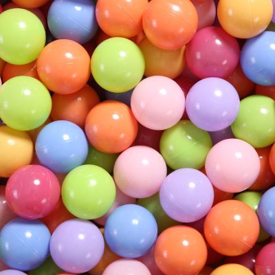 GOGOSO Ball Pit Balls for Toddlers Dogs Baby Boys Girls 2.2Inch Plasticball Toys for Kid Play Tent Birthday Slides Party Decor 500 pcs,Cream Mix