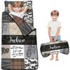 Personalized Toddler Nap Mat with Name  Custom Patchwork Design Sleeping Bag with Pillow & Blanket for Boys  Ideal Slumber Bags for Daycare, Preschool & Kindergarten view 1
