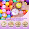 GOGOSO Ball Pit Balls for Toddlers Dogs Baby Boys Girls 2.2Inch Plasticball Toys for Kid Play Tent Birthday Slides Party Decor 170 pcs,Rainbow Mix view 2