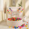 GOGOSO Ball Pit Balls for Toddlers Dogs Baby Boys Girls 2.2Inch Plasticball Toys for Kid Play Tent Birthday Slides Party Decor 170 pcs,Rainbow Mix view 4