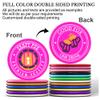 2001000 Custom Plastic Poker Chips, Personalized Double-Sided Full Color Printing with Your Logo/Text/Image, Drink Tokens with Storage Case for Bar, Wedding, Promotions, Festivals (Rose Red) view 2