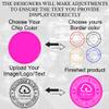 2001000 Custom Plastic Poker Chips, Personalized Double-Sided Full Color Printing with Your Logo/Text/Image, Drink Tokens with Storage Case for Bar, Wedding, Promotions, Festivals (Rose Red) view 4