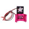 36mm RC Car Motor Double Cooling Fan with Heatsink, High Speed 7V Replacement for 380 540 550 3650 3660 3674 Motors (Pink Colourful) view 1
