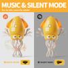 LFACHTER Electric Crawling Octopus Toy with LED Lights & Music, Smart Obstacle Avoidance, Interactive Auto-Dance Octopus for Gifts, Toddlers, Indoor Fun, Brings Endless Giggles (Yellow) view 3