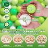 GOGOSO Ball Pit Balls for Toddlers Dogs Baby Boys Girls 2.2Inch Plasticball Toys for Kid Play Tent Birthday Slides Party Decor 170 pcs,Green+ Dark Green view 2