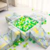 GOGOSO Ball Pit Balls for Toddlers Dogs Baby Boys Girls 2.2Inch Plasticball Toys for Kid Play Tent Birthday Slides Party Decor 170 pcs,Green+ Dark Green view 4