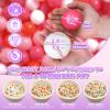 GOGOSO Ball Pit Balls for Toddlers Dogs Baby Boys Girls 2.2Inch Plasticball Toys for Kid Play Tent Birthday Slides Party Decor 500 pcs, Red+ Pink+White view 2