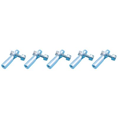 5PCS M3 RC Model Ball Joint Rod End 22mm Metal Linkage Head with 2.5mm Center Hole Right Hand Thread