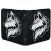 Kuquteed Wild Animal Wolves Trading Card Binder 9 Pocket 900 Cards Holder Collector Album with 50 Removable Sleeves Toys Gifts for Boys Girls Gray White Sports Game Cards view 2