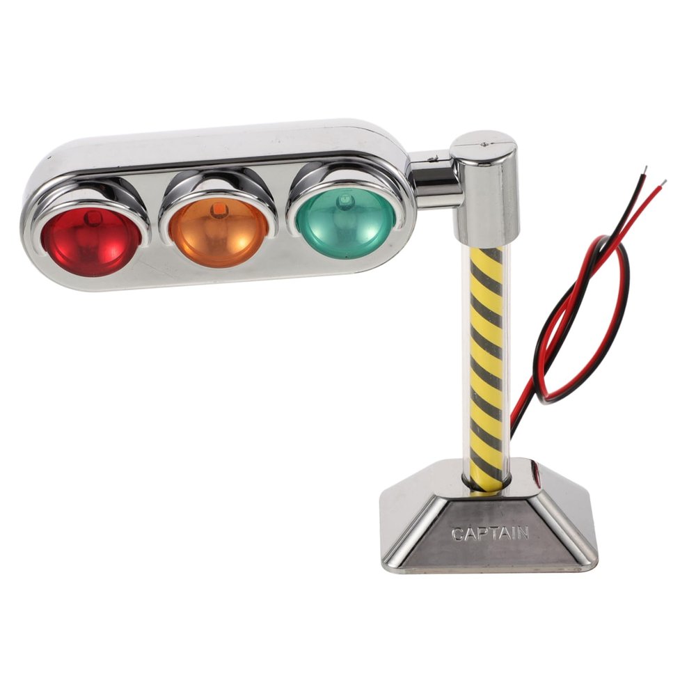 DIYEAH Stop Light Ornament Traffic Light Decor Car Interior Accessory Led Tiny