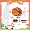 Basketball Piata  Includes Wooden Stick, Blindfold, and Confetti  13"x13"x3"  Perfect for Sports Party Decorations and Basketball Pinatas for Birthday Party view 2