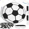 Soccer Piata  Includes Wooden Stick, Blindfold, and Confetti  13"x13"x3"  Perfect for Sports Party Decorations and Soccer Pinatas for Birthday Party view 1