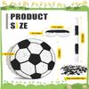 Soccer Piata  Includes Wooden Stick, Blindfold, and Confetti  13"x13"x3"  Perfect for Sports Party Decorations and Soccer Pinatas for Birthday Party view 2